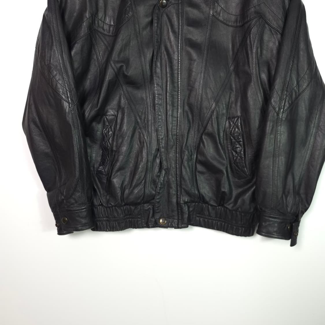 DONGMYUNG 양가죽 블랙 레더자켓 XL 상품이미지4