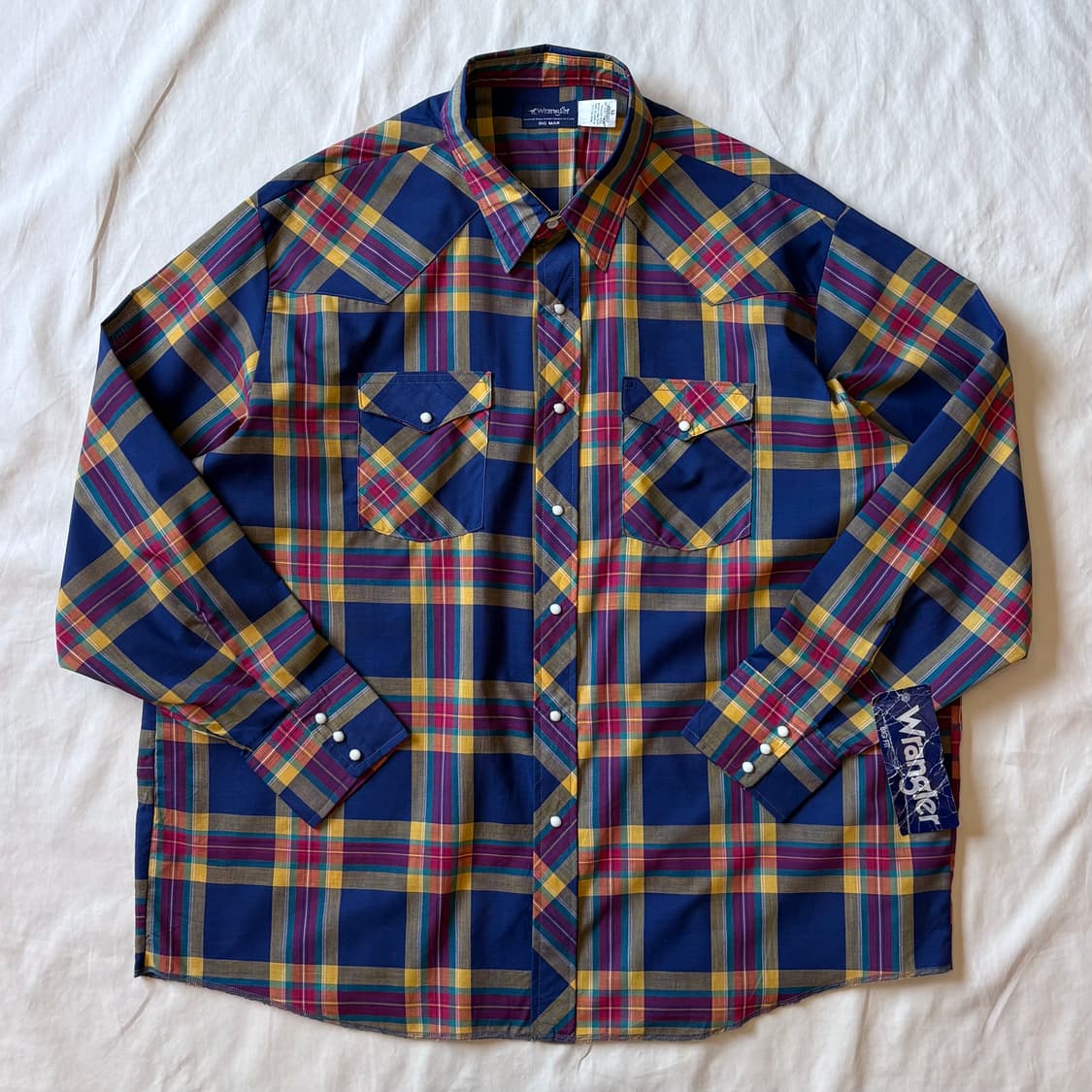 [2X] 데드스탁 80s USA Wrangler BIG MAN 웨스턴 상품이미지1