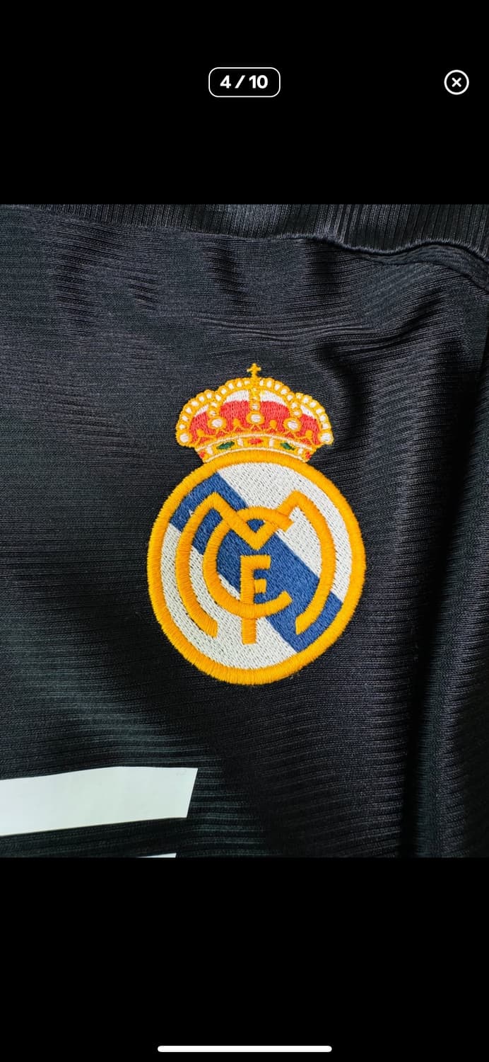 Adidas Real Madrid 99/00 Away Jersey Bla 상품이미지4