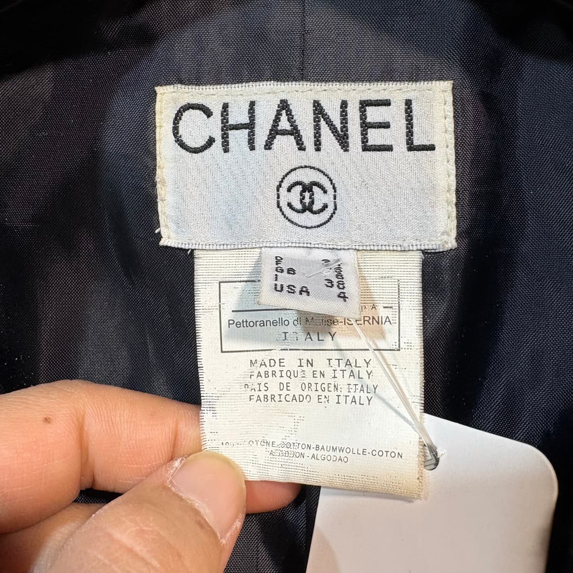 [4] CHANLE 샤넬 트위드 코트 상품이미지5