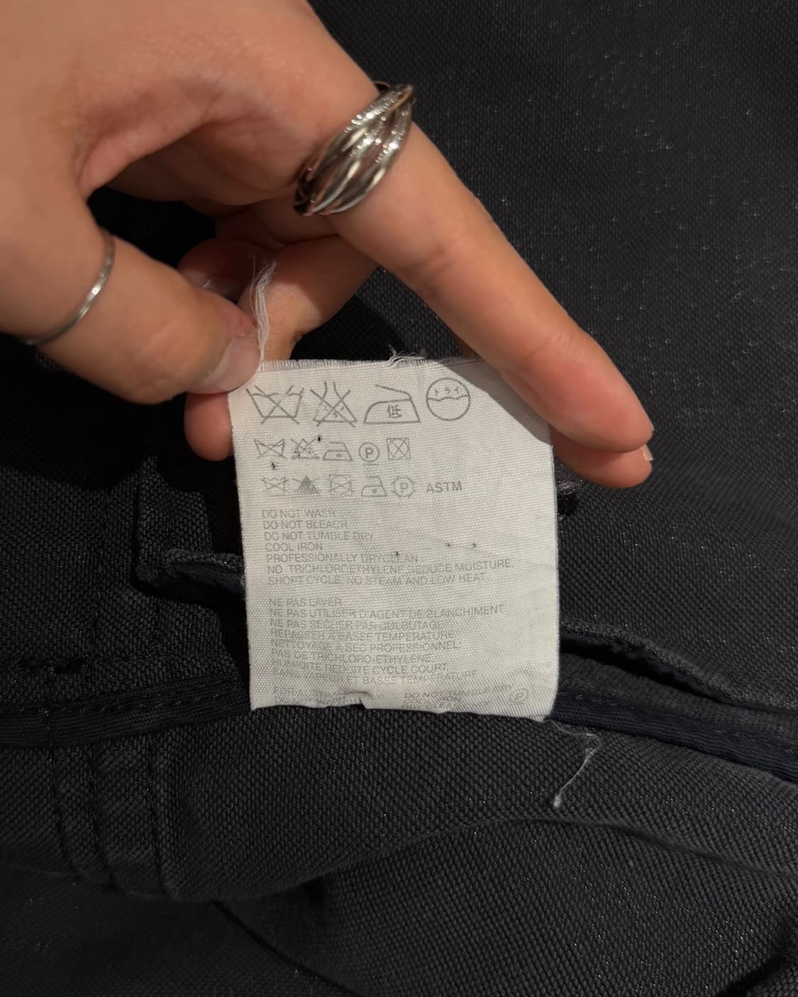 미우미우 블랙 코튼 사파리 자켓 상품이미지10