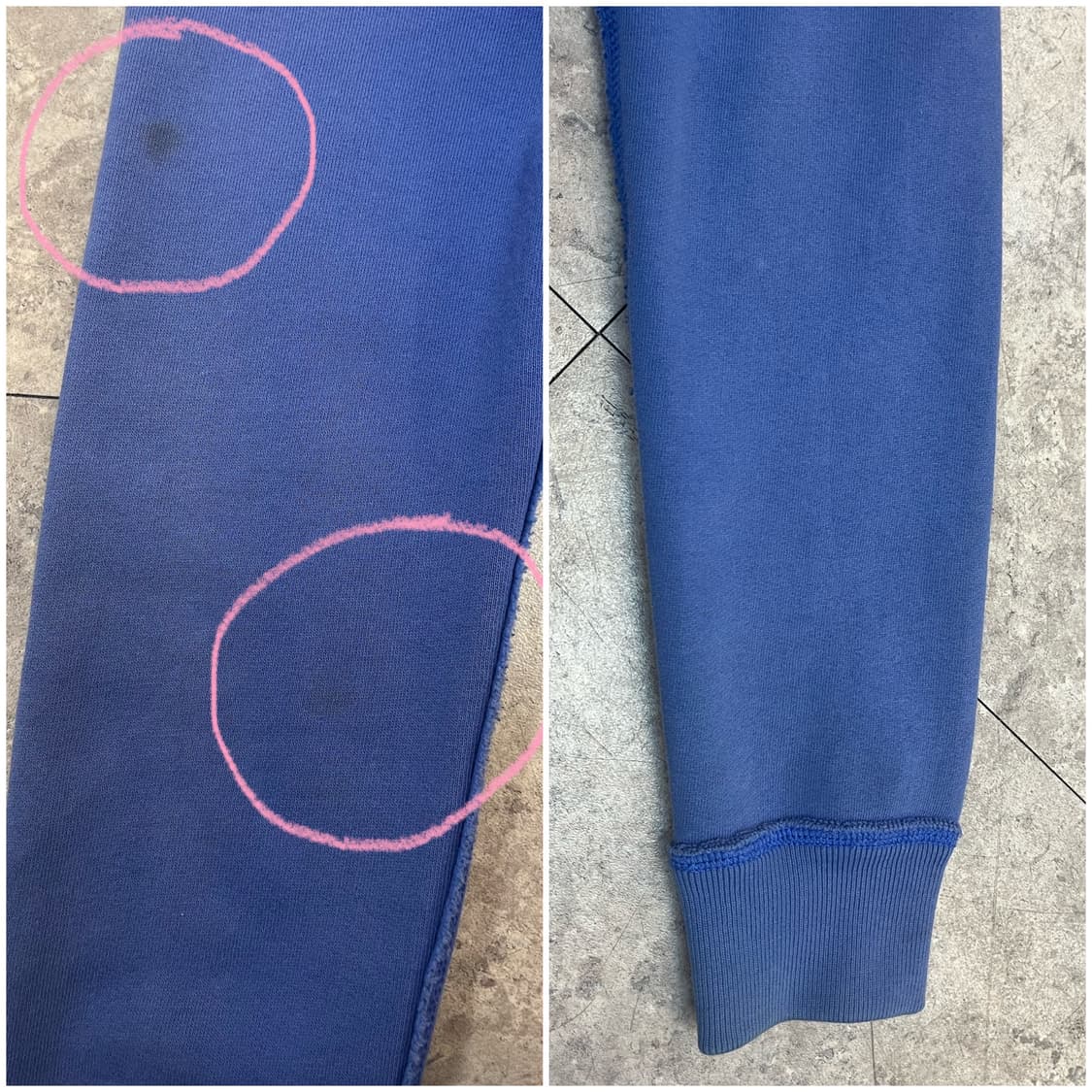 폴로 랄프로렌 기모 후드집업 블루 S #csz3356 상품이미지7