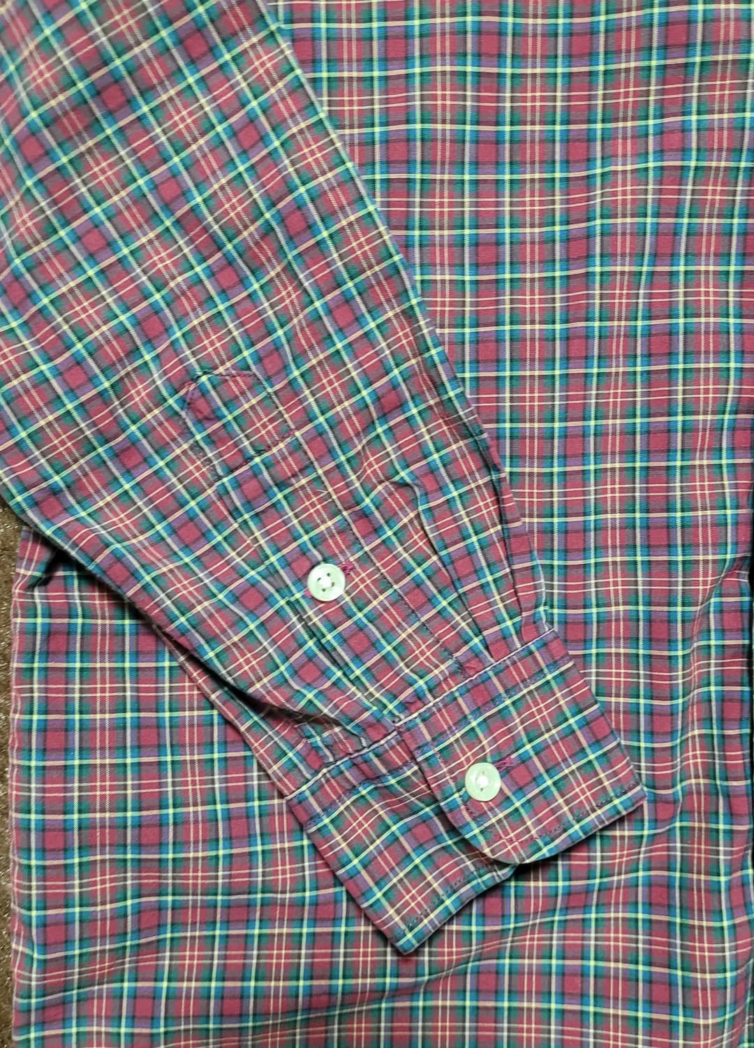 폴로 랄프로렌 여성 타탄 체크 남방(M) 상품이미지5