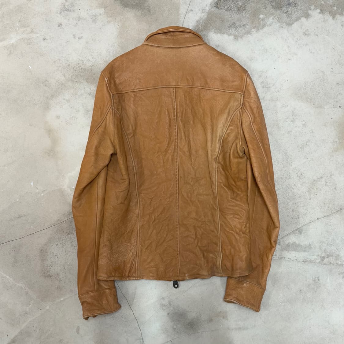 [M] Junhashimoto Cowskin Riders Jacket 상품이미지2