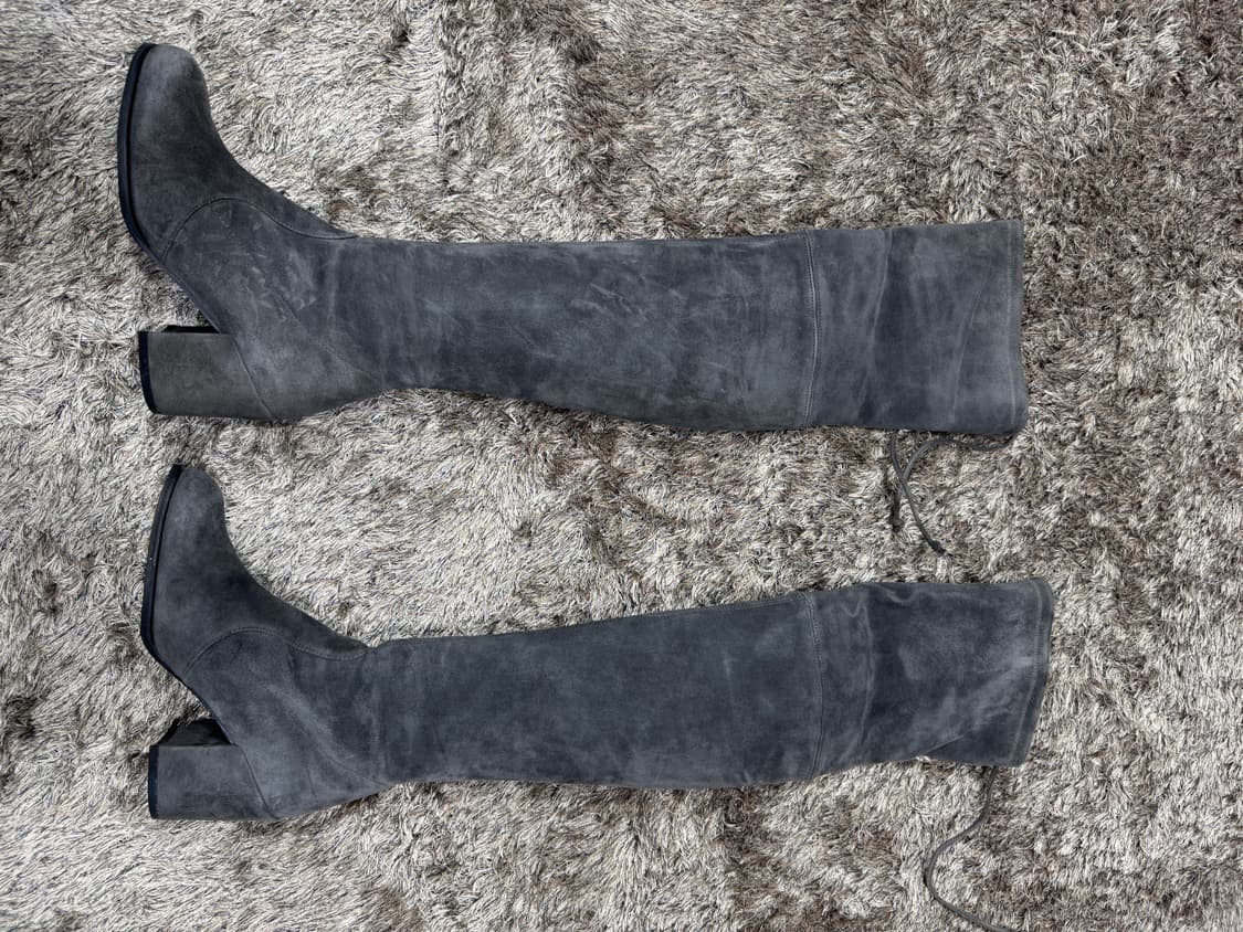 스튜어트 와이츠먼 TIELAND 스웨이드 롱부츠 37 상품이미지4