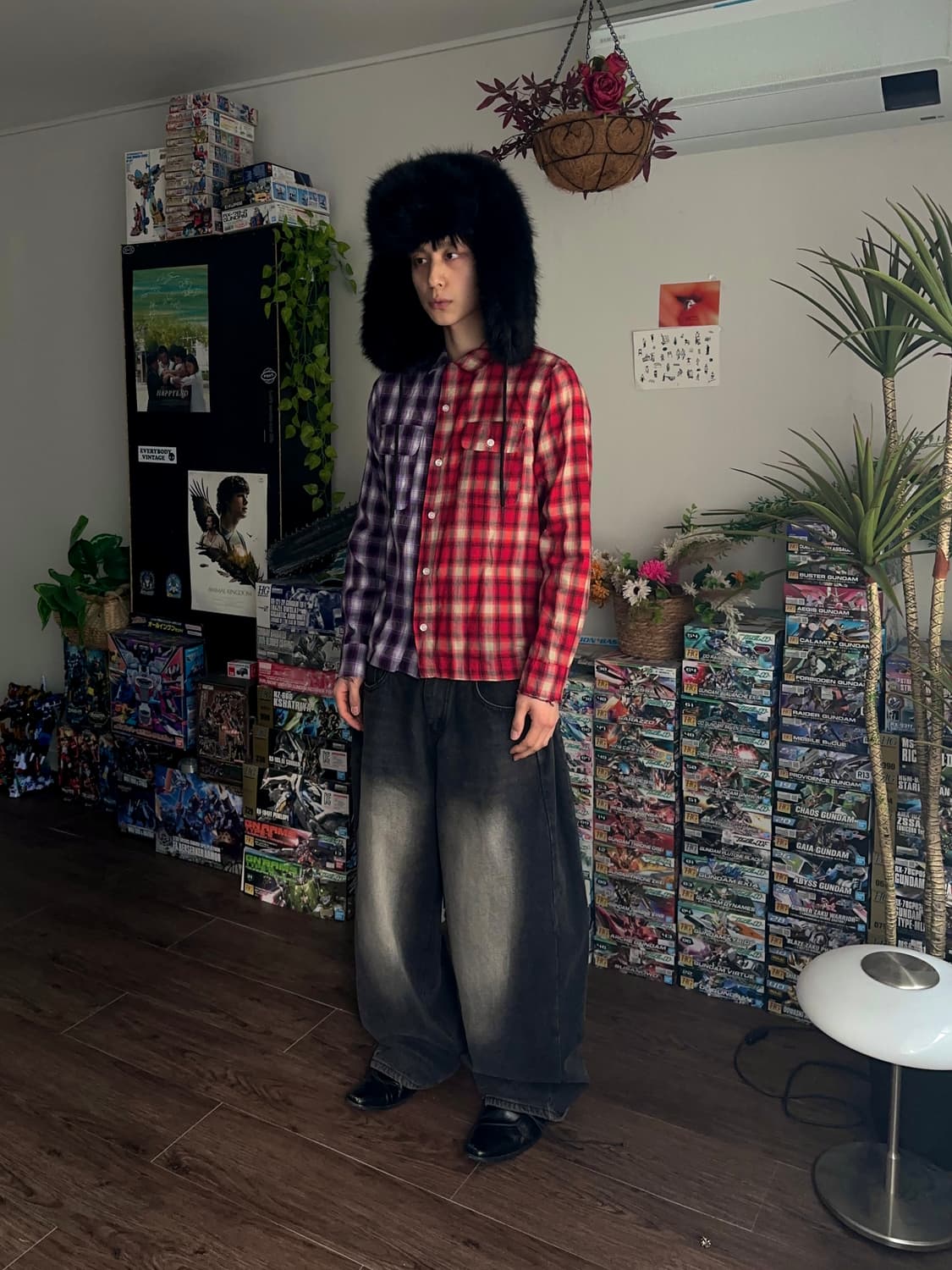 S - Bin 배기 와이드 워시드 진 상품이미지3