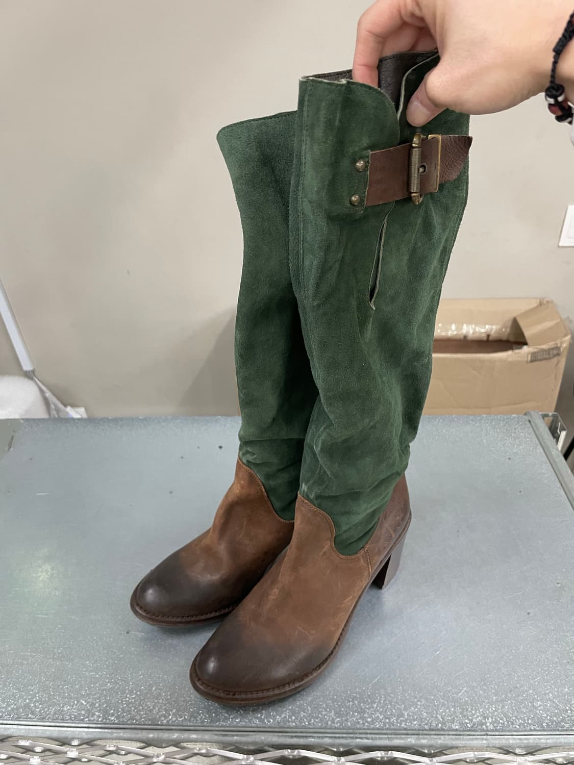 나일론 핸드메이드 인 이태리 부츠 39 상품이미지3