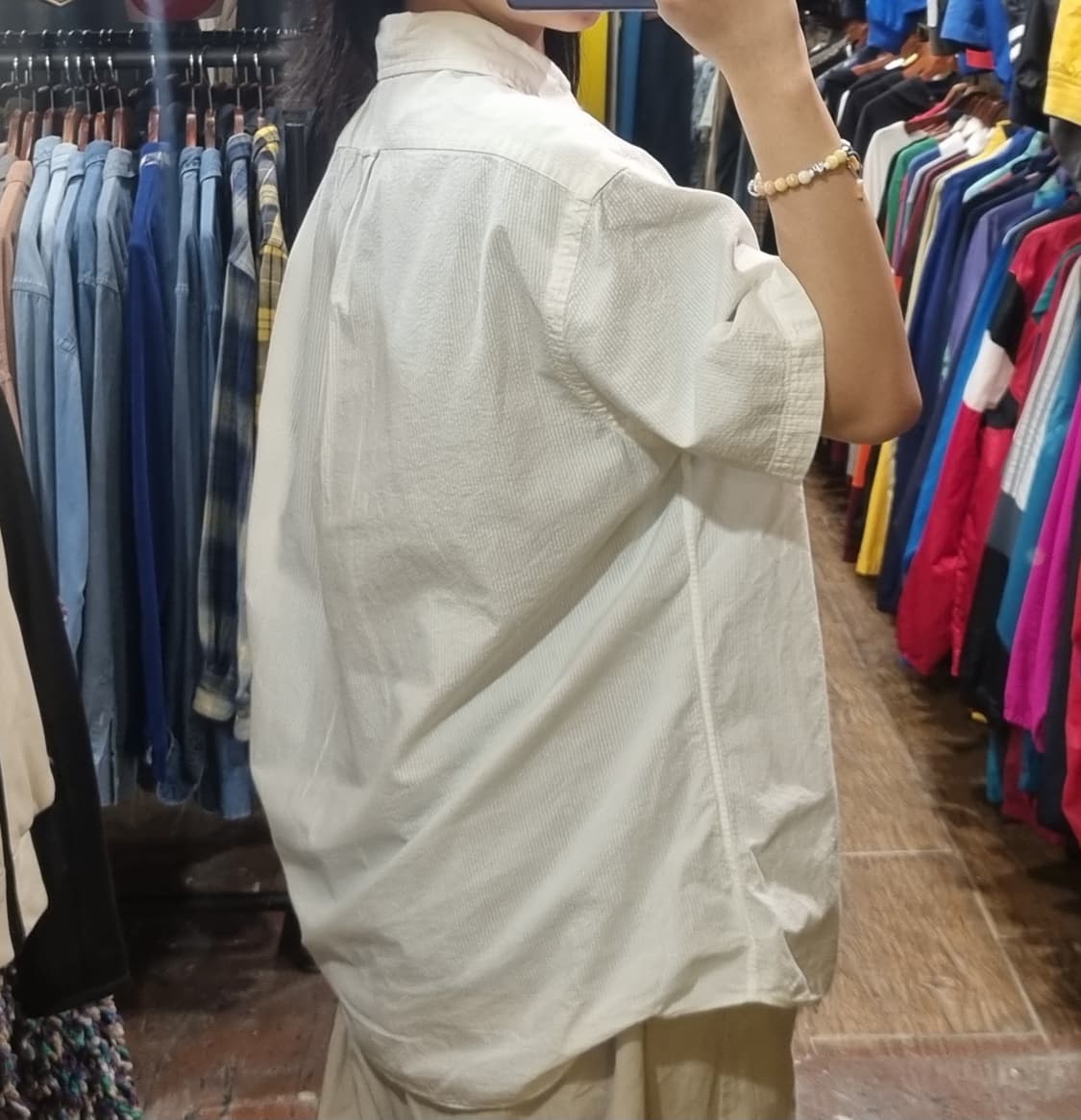 [Hi] 폴로 반팔 셔츠 화이트 상품이미지5