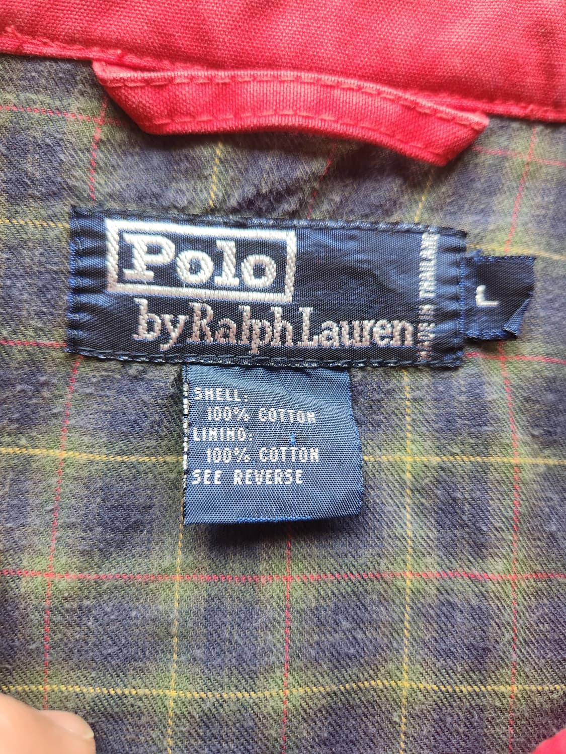 90s 폴로 랄프로렌 스윙탑 자켓 레드 L 상품이미지2