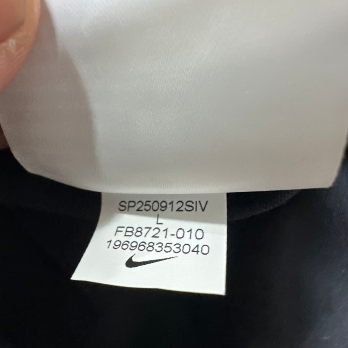 ✨ (바배) 나이키 럭비티 블랙 롱슬리브 상품이미지5