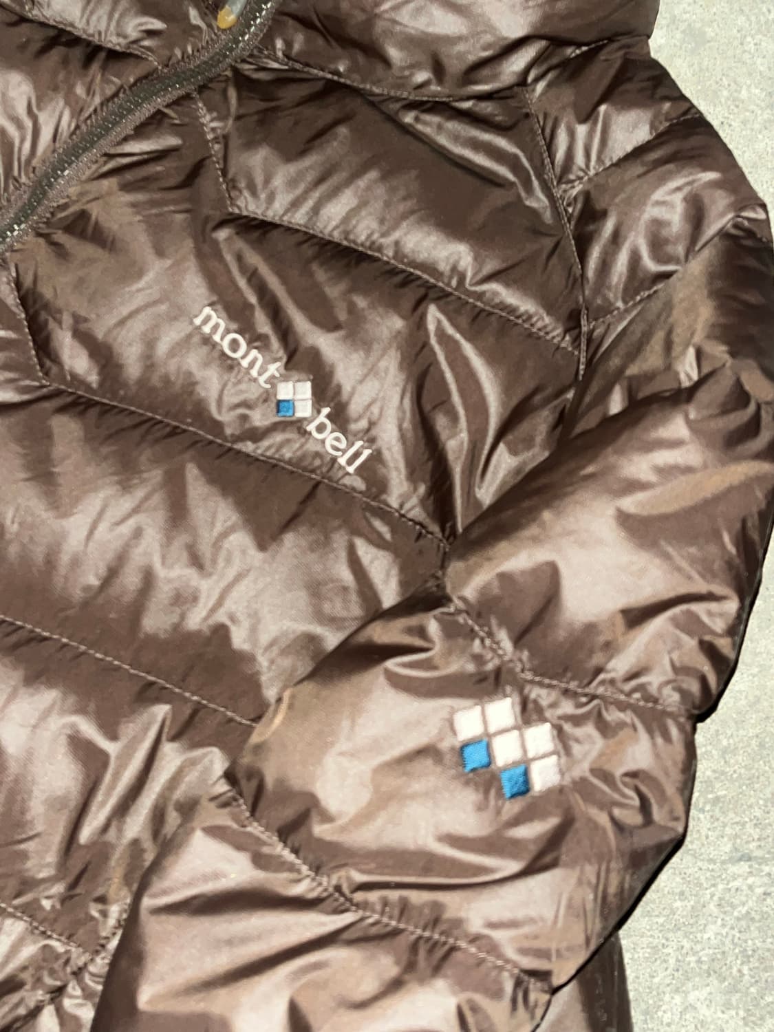 Mont-Bell Brown Light weight Down 상품이미지6