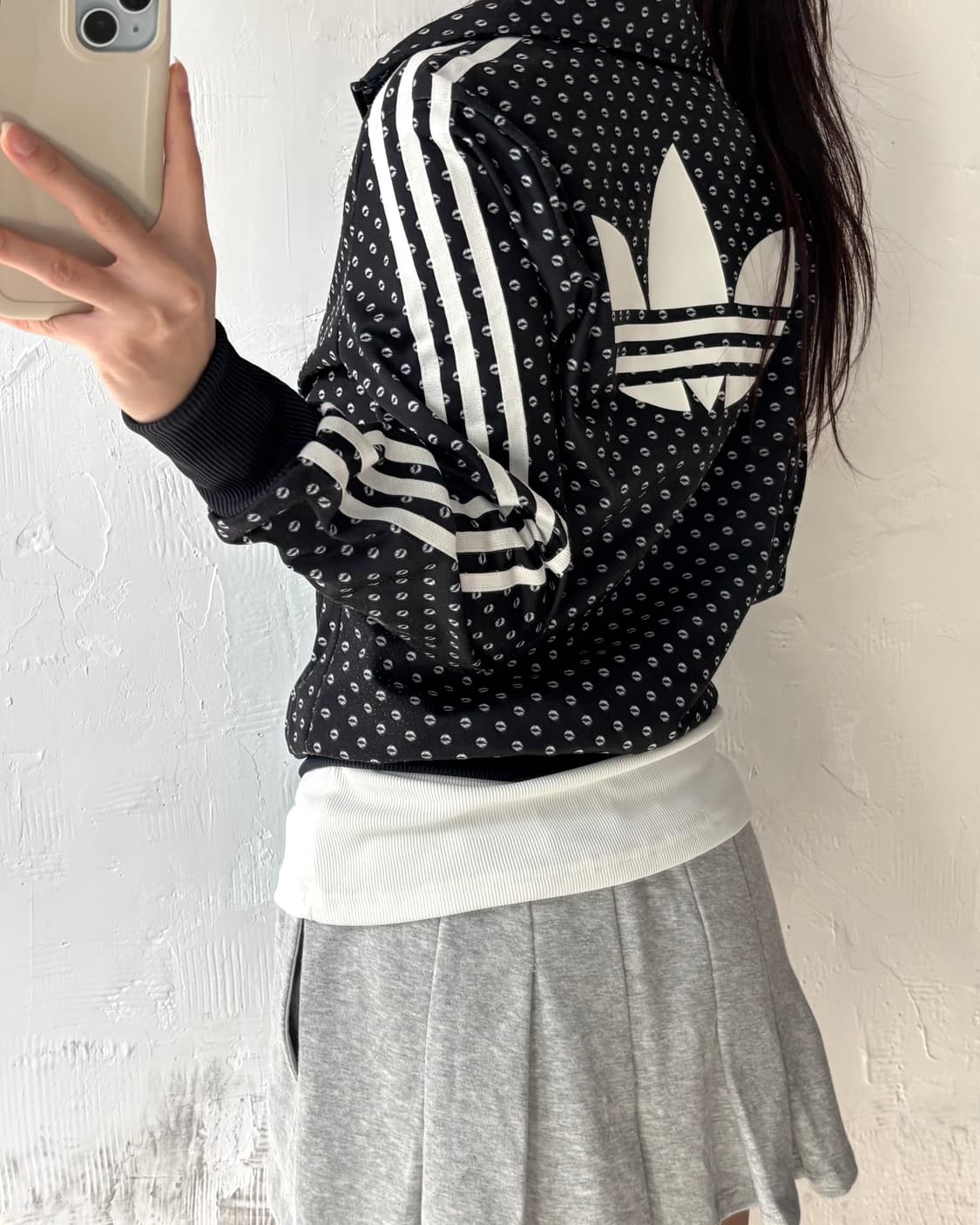 Adidas 아디다스 블랙컬러 립패턴 파이어버드 트랙탑 상품이미지2