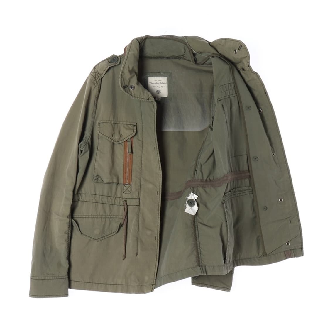 써스데이아일랜드 빈티지 밀리터리 야상 자켓 S 상품이미지2