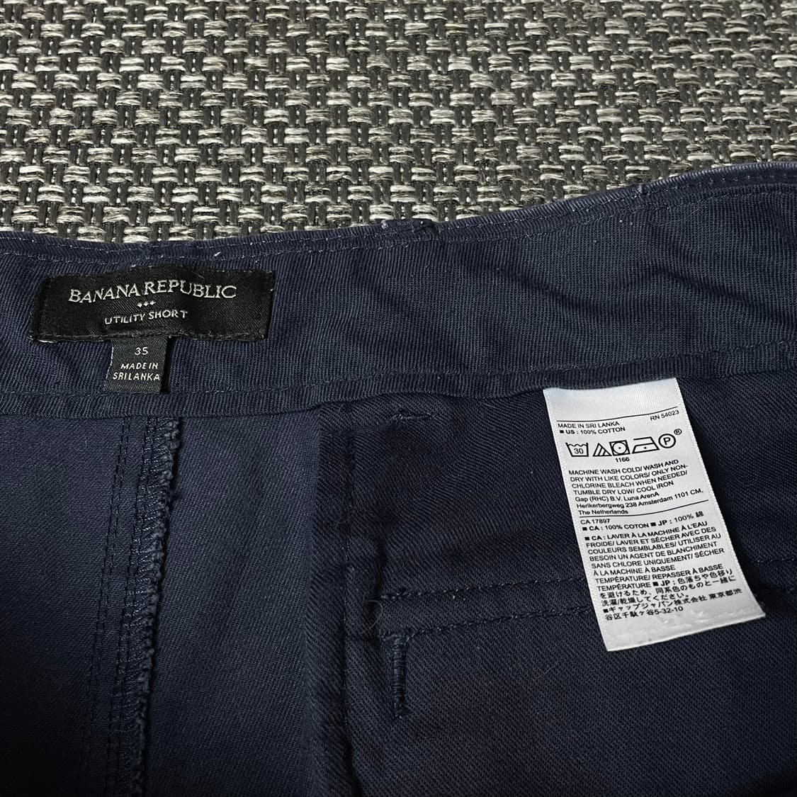 (35) 바나나리퍼블릭 네이비 버튼플라이 하프 팬츠 상품이미지6