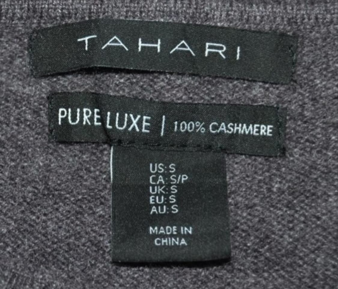 타하리(TAHARI)/여성캐시미어니트티(캐시미어100%)사이즈55 상품이미지7