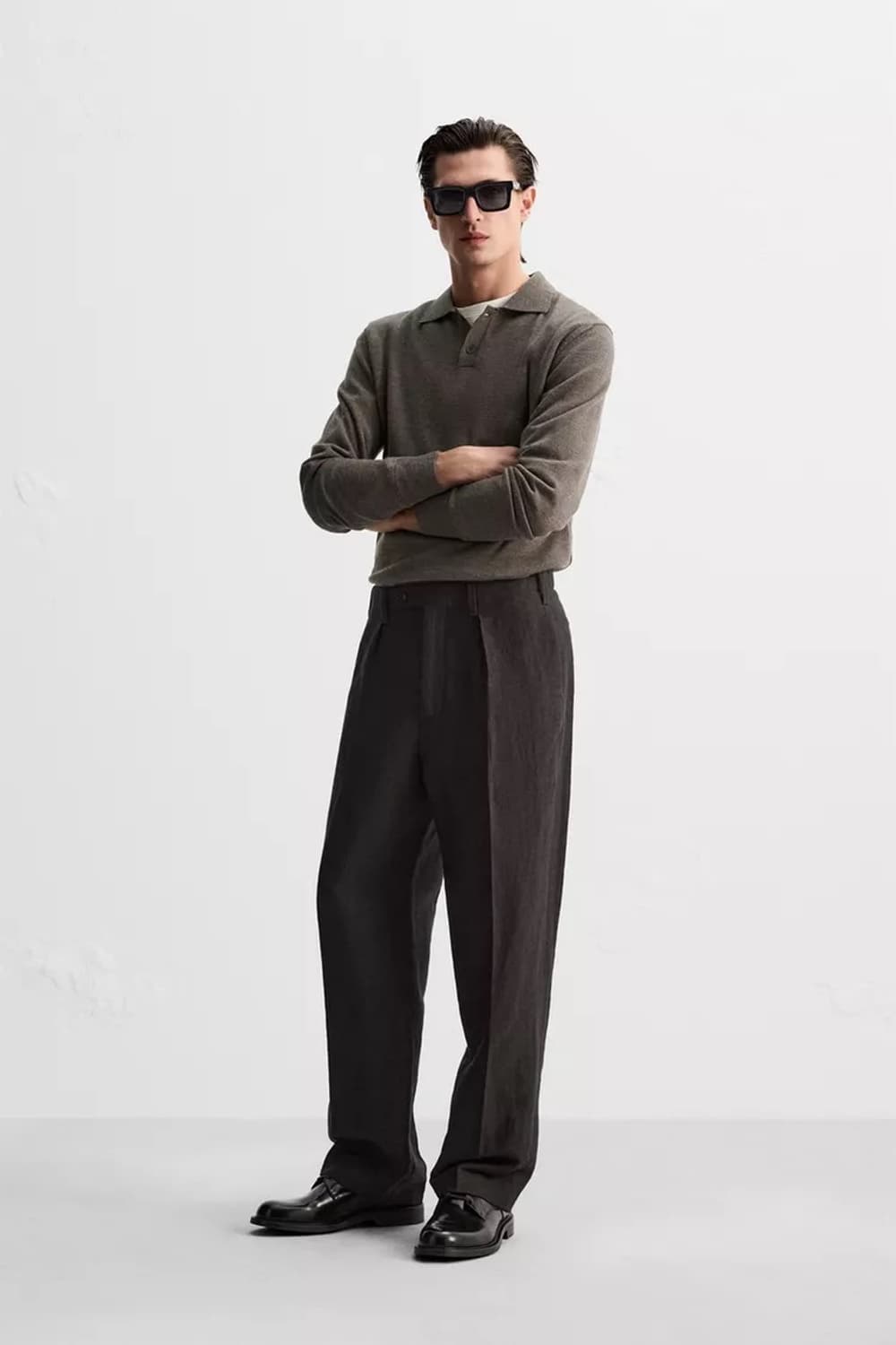 자라 오리진 이탈리안 메인 페브릭 울 팬츠 상품이미지2