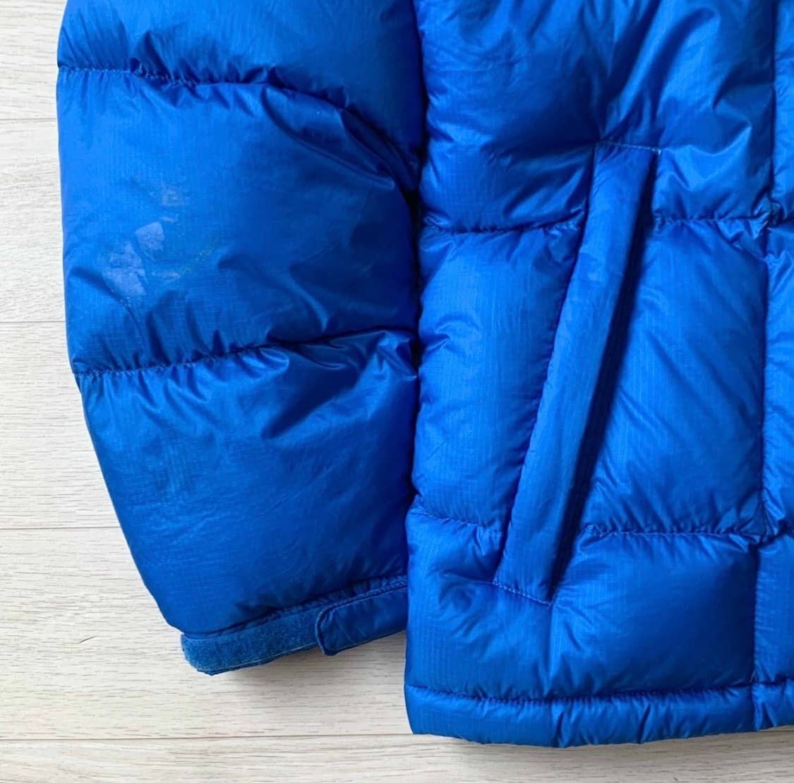 노스 페이스 800 구스 다운 패딩 블루 L 상품이미지4