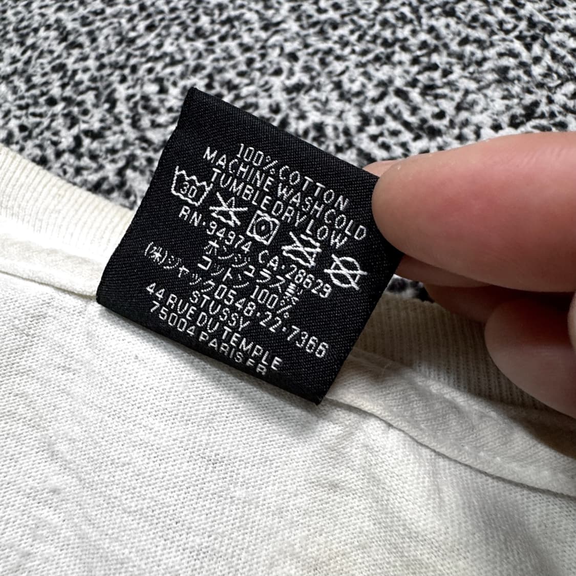 Name : 스투시 월드투어 트라이브 화이트컬러 반팔티 :) 상품이미지5