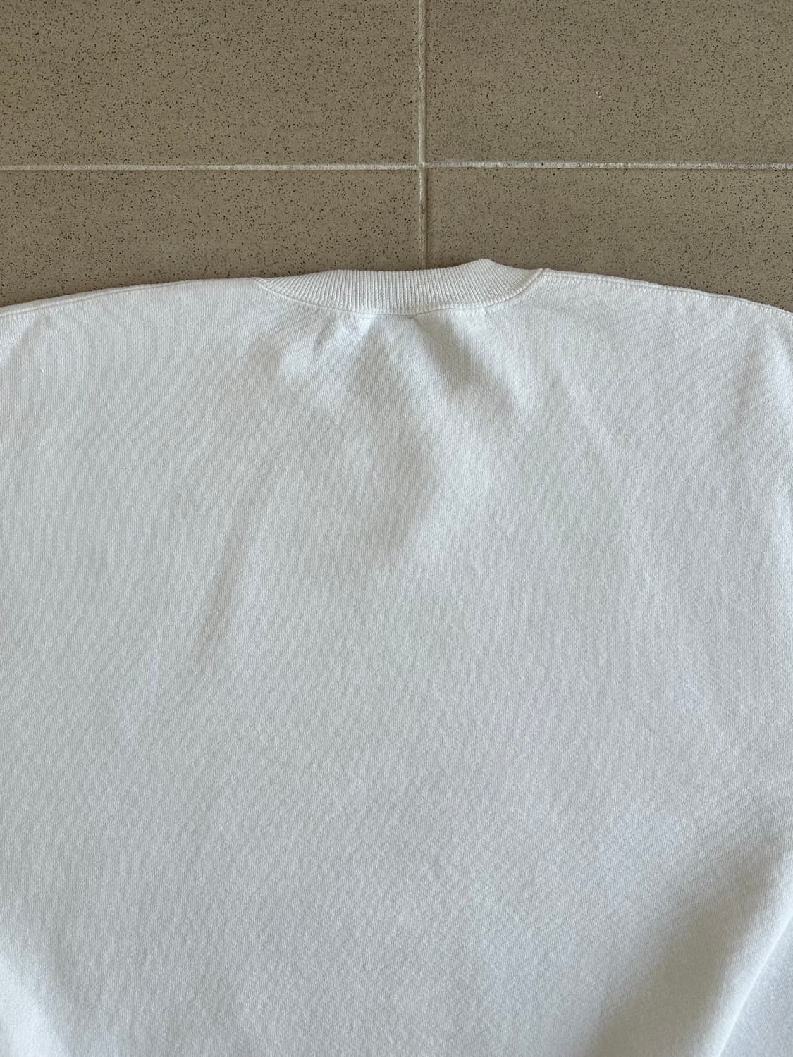 90s 빈티지 러셀 스웻셔츠 화이트 XL USA 상품이미지5
