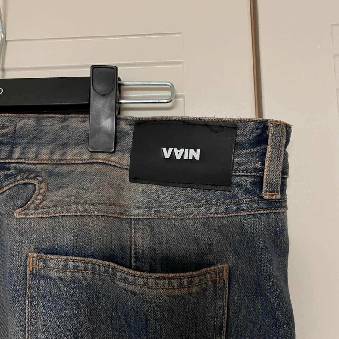 베인 레귤러 진 워시드 블루 상품이미지4