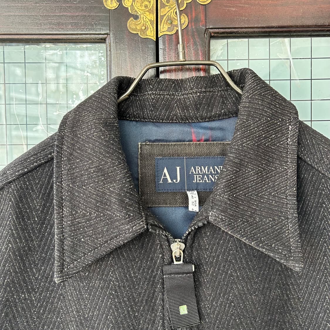 Armani Jeans 울 린넨 워크 자켓 상품이미지6