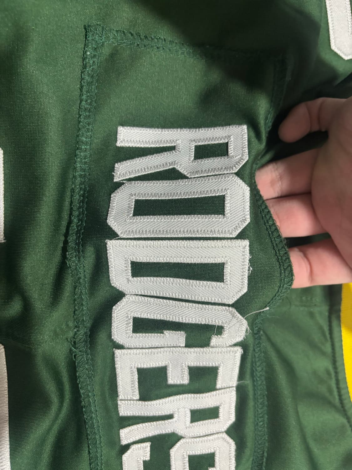 나이키 nfl 풋볼져지 XL 그린 마킹 상품이미지3