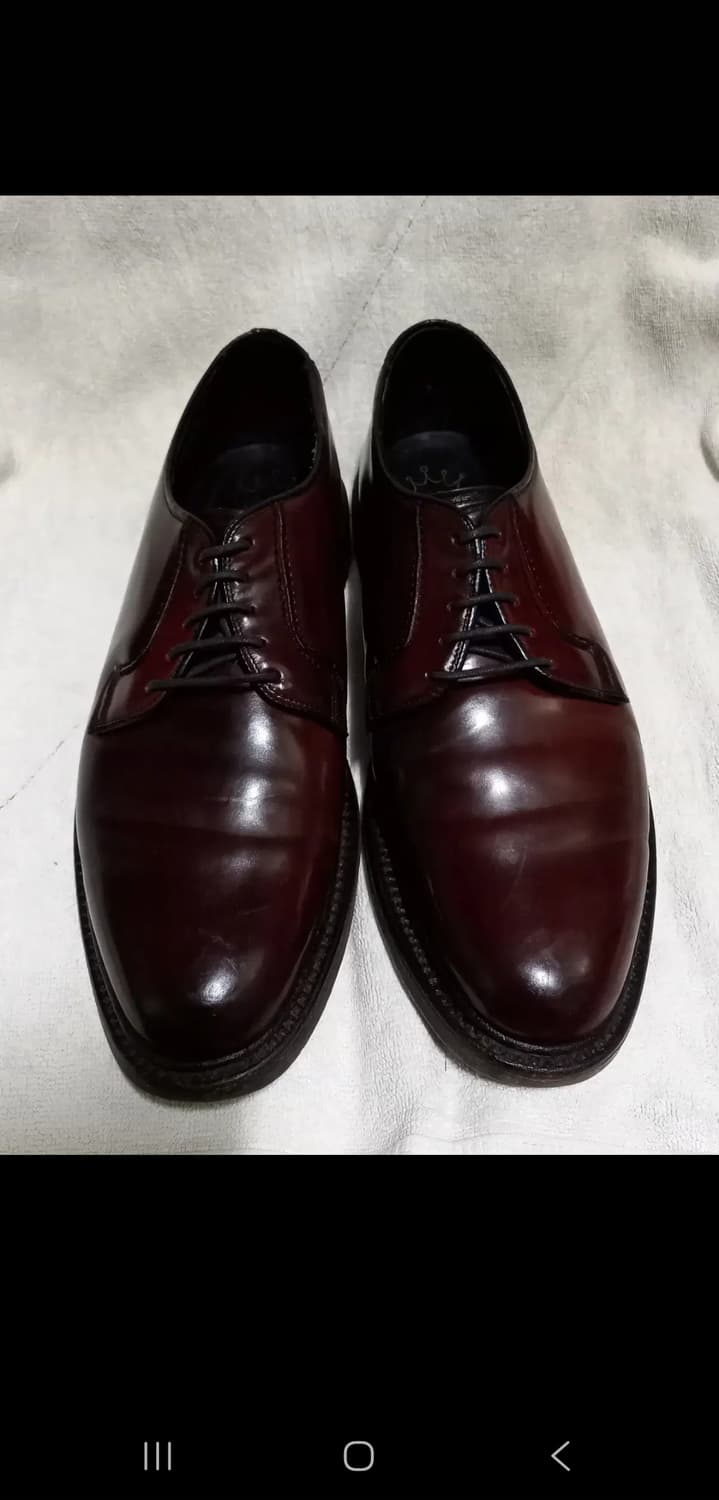 [판매] Hanover cordovan 하노버 쉘코도반 플레인토 9.5c 상품이미지10