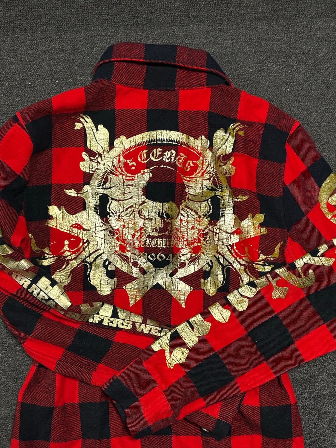Y2K &Rock Punk Plannel shirt 상품이미지2