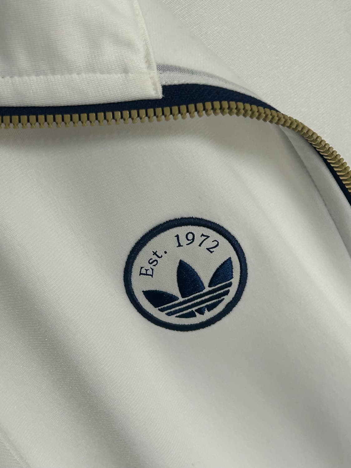 (W) 아디다스 파이어버드 배지 트랙 탑 클라우드 화이트 S 상품이미지3