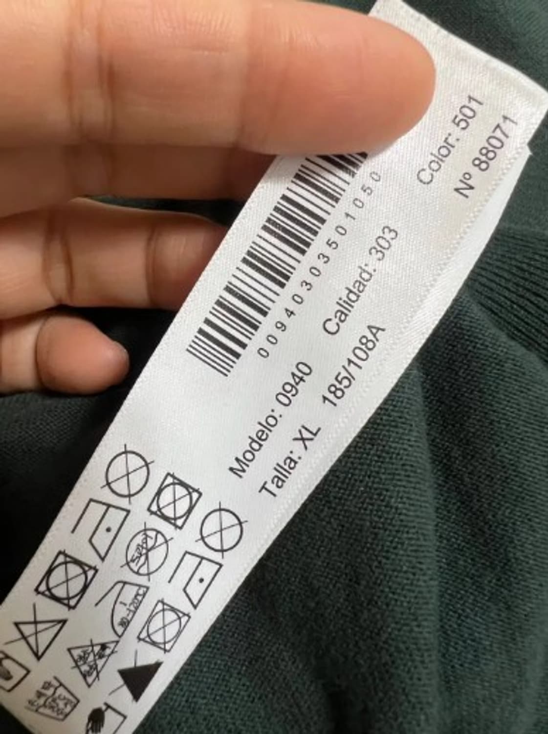 마시모뚜띠 남성 카키 카라반팔니트티셔츠 XL 상품이미지7