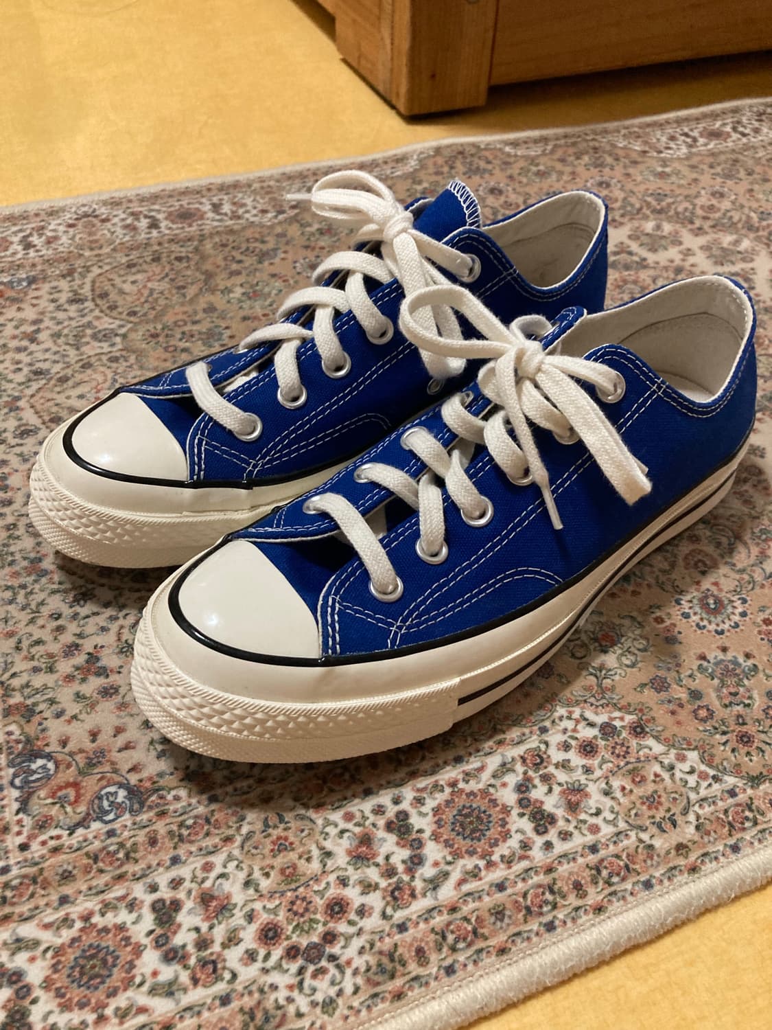 컨버스 척 70 로우 빈티지 캔버스 러쉬블루 168514C 상품이미지1