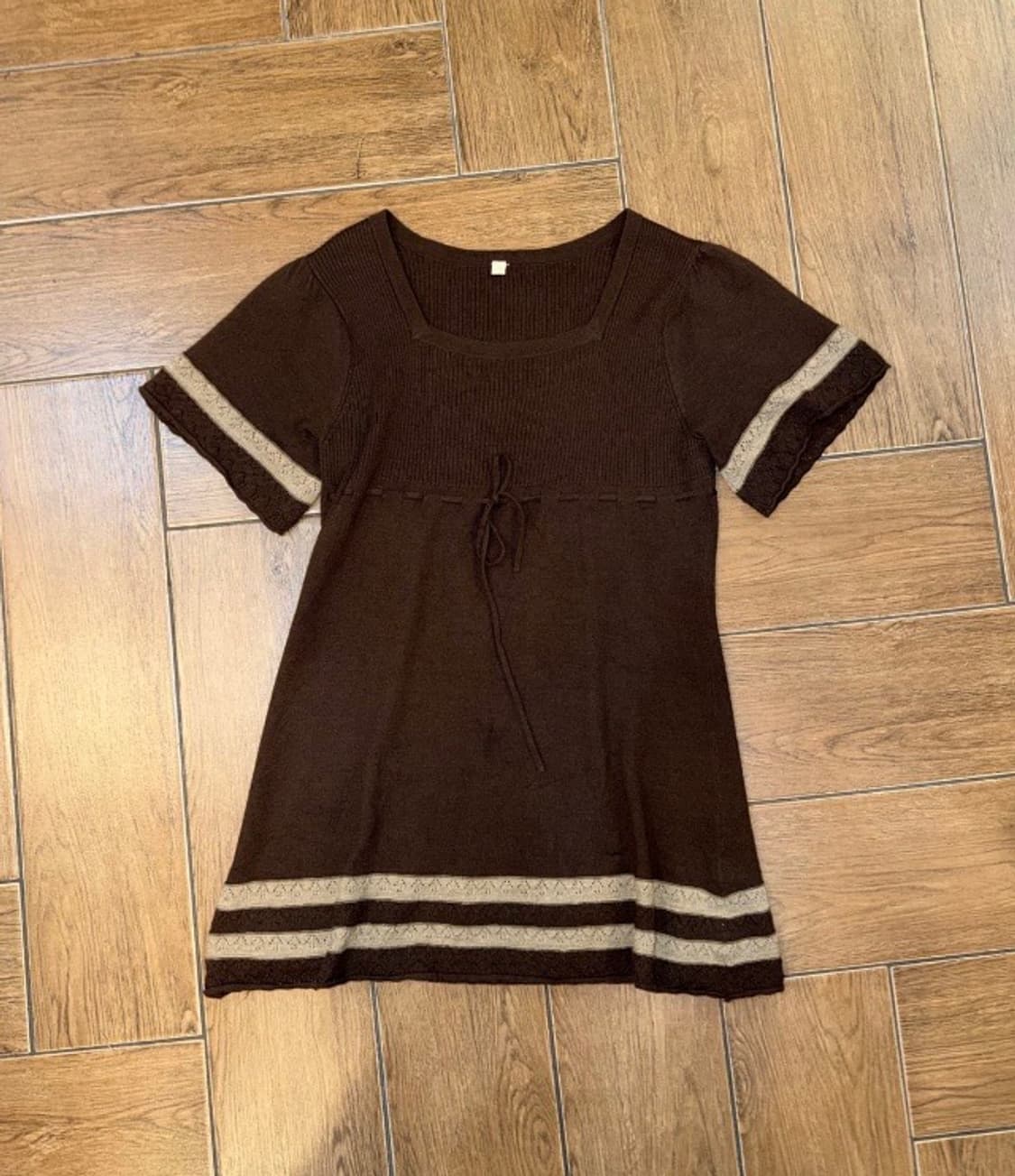 빈티지 브라운 레이어드 코디 상품이미지4