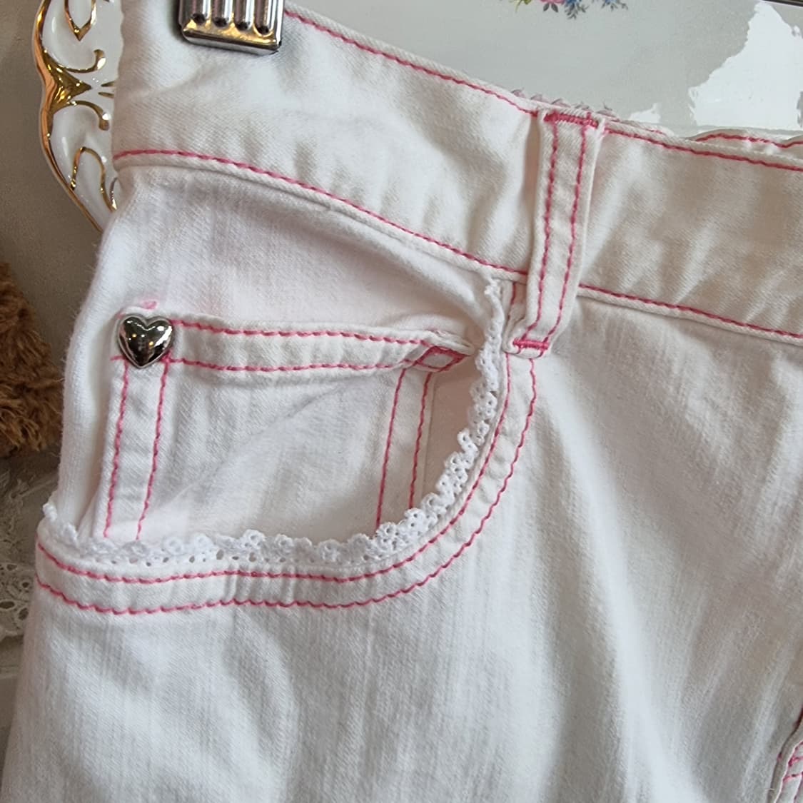 화이트 플리츠 미니스커트 상품이미지3