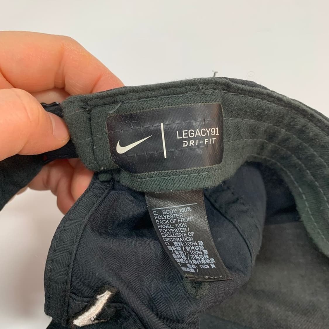 나이키 레거시91 드라이핏 스우시 볼캡 블랙 상품이미지5