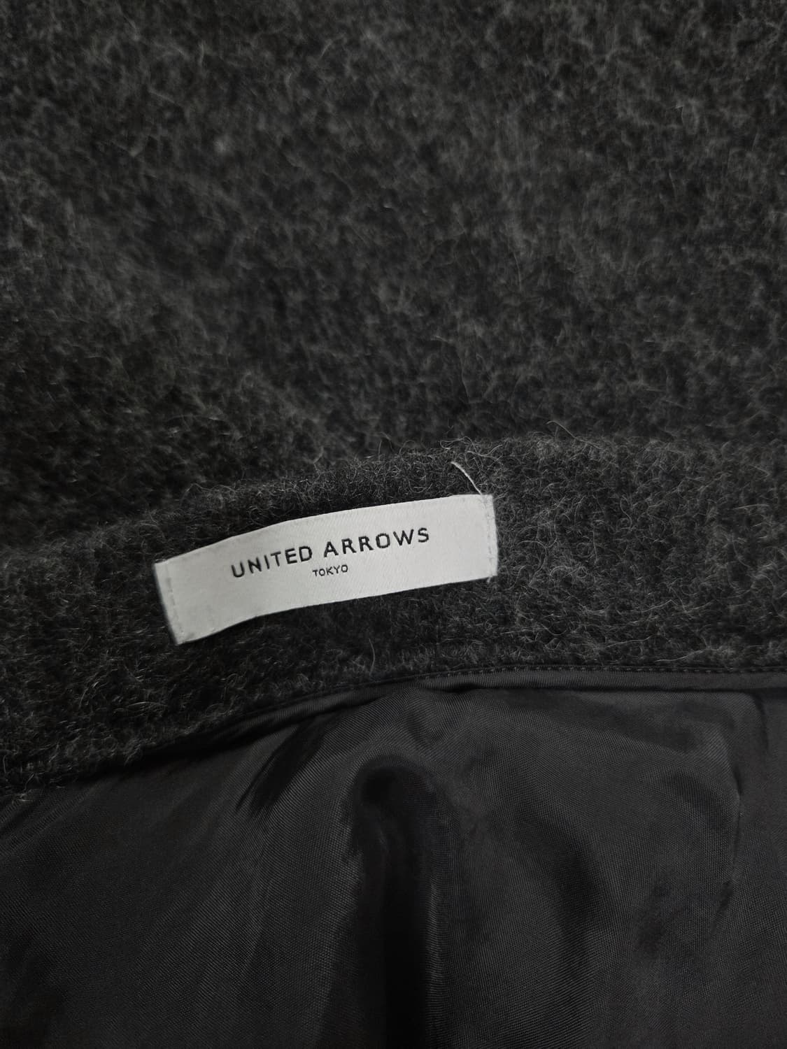 유나이티드 애로우즈 도쿄 차콜 그레이 스커트 상품이미지6