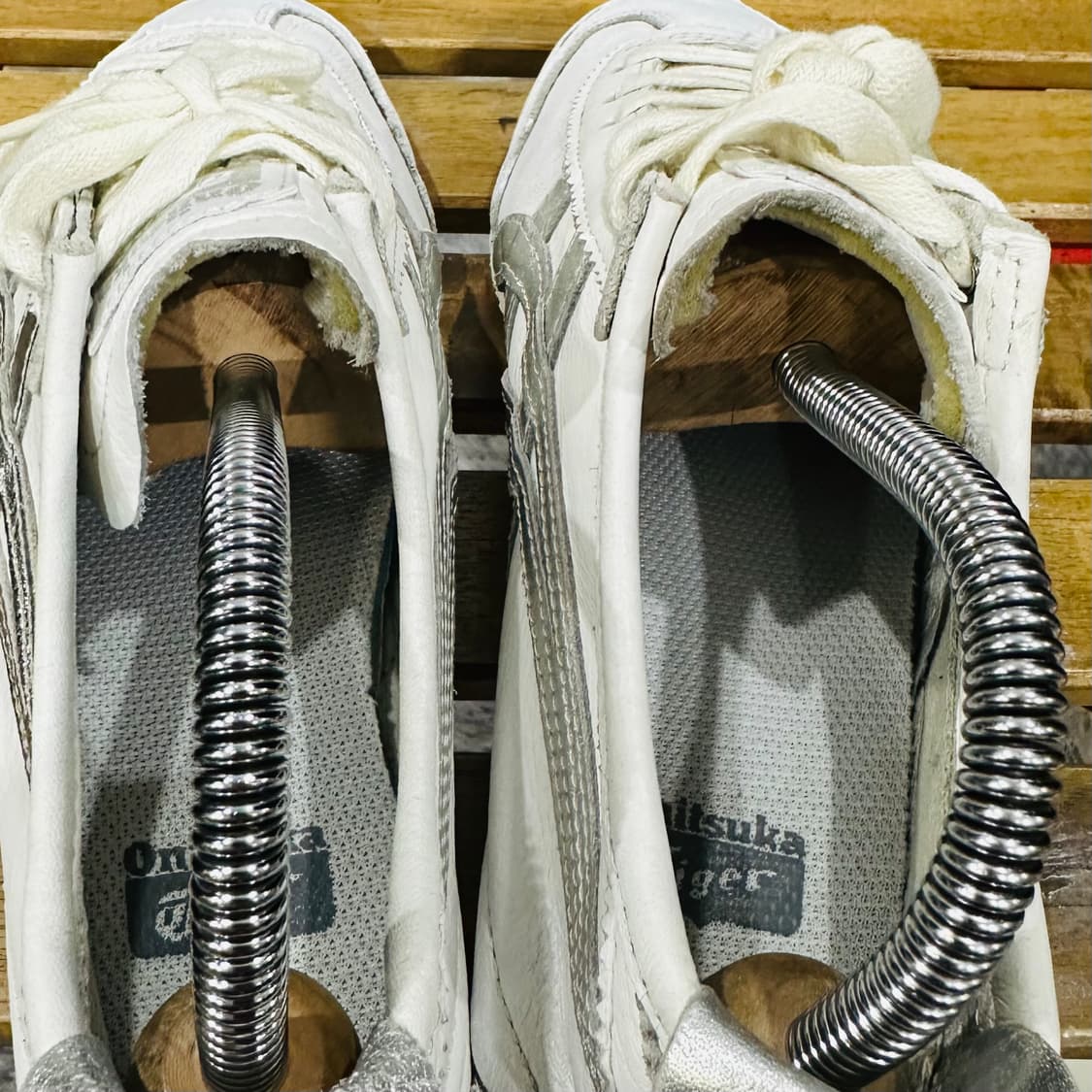 235) 오니츠카타이거 운동화 여성 여자 신발 멕시코66 화이트 실버 상품이미지5