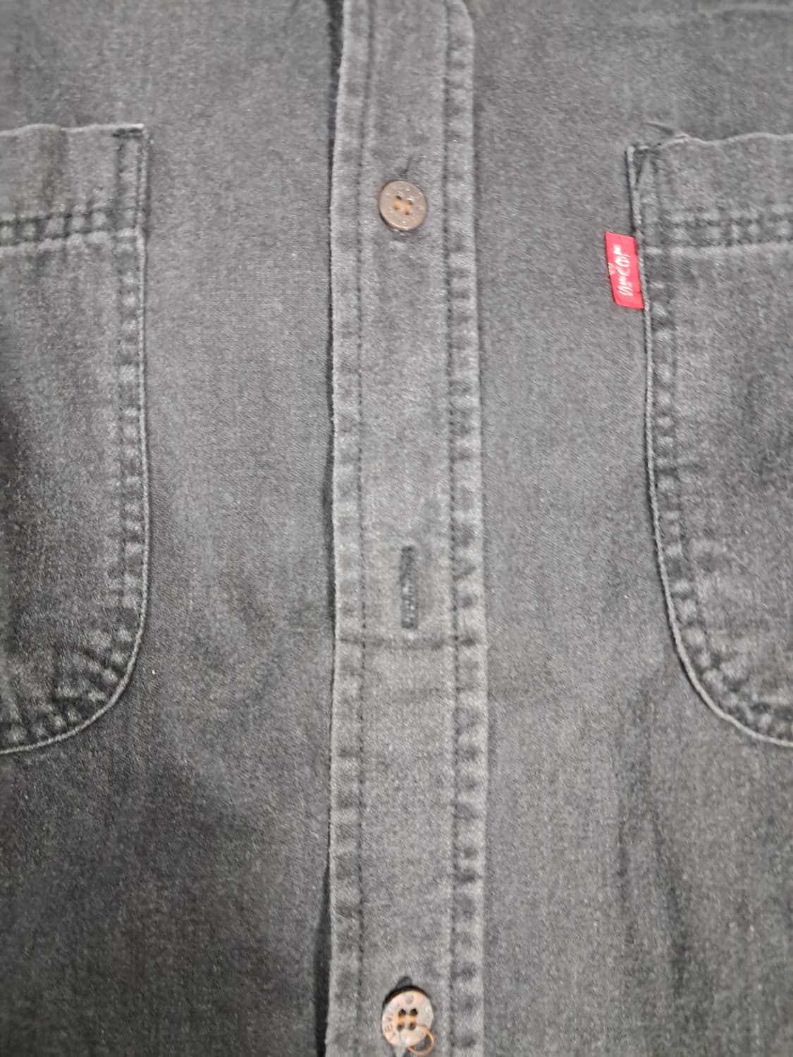 리바이스 블랙데님셔츠 상품이미지5