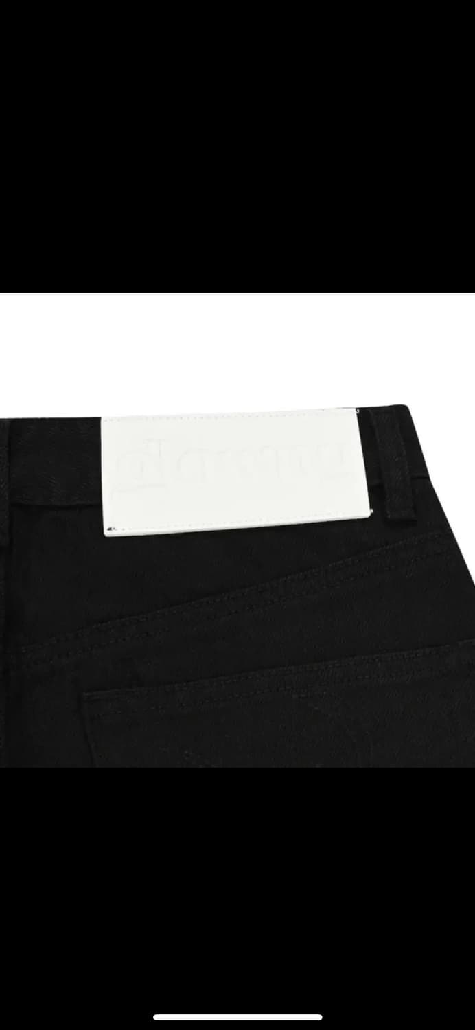 새상품) 글로니 99 로우라이즈 스커트 블랙 상품이미지6