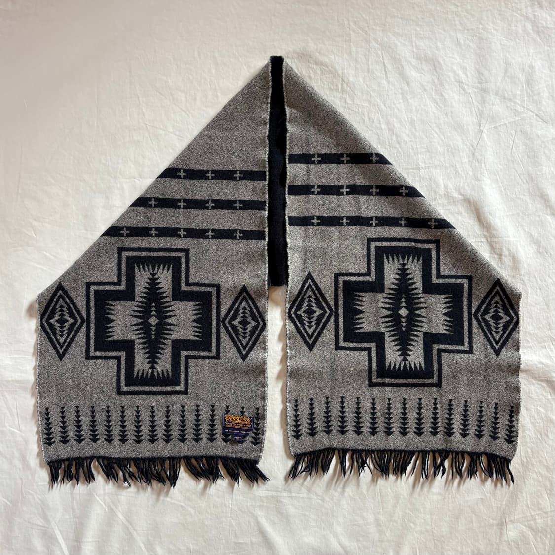 USA PENDLETON 치마요 나바호 리버서블 버진울 머플러 상품이미지2
