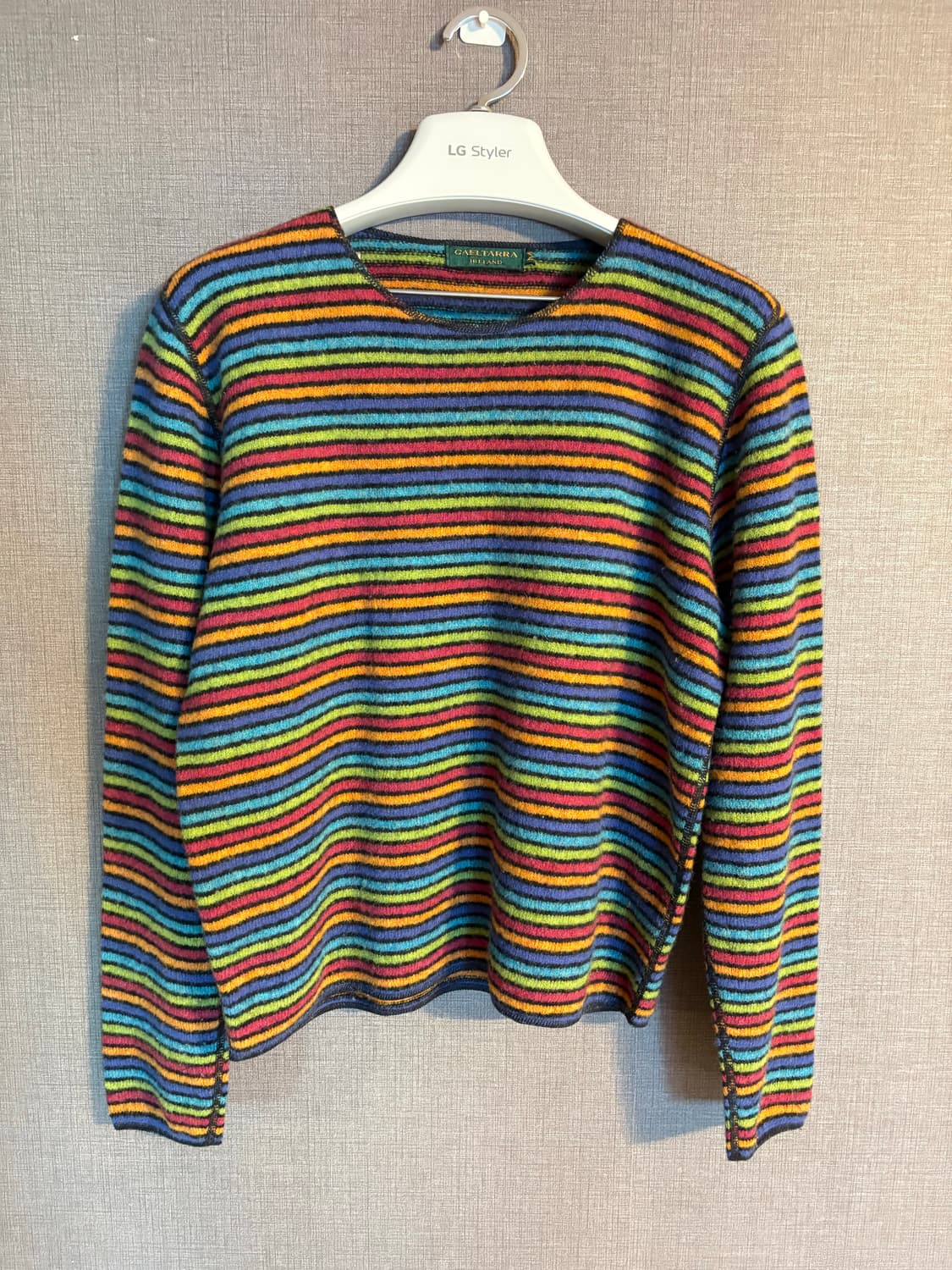 GAELTARRA 아일랜드 울 100% 스트라이프 니트 Japan 상품이미지1