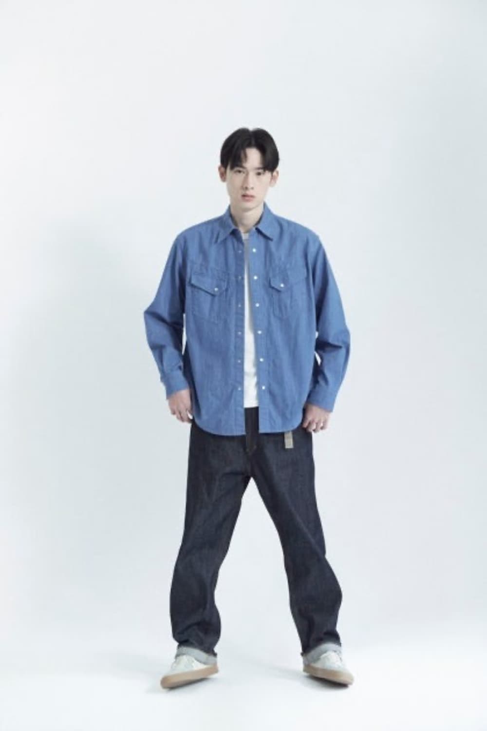 홈그로운서플라이(HGS) 데님 셔츠, S 상품이미지1
