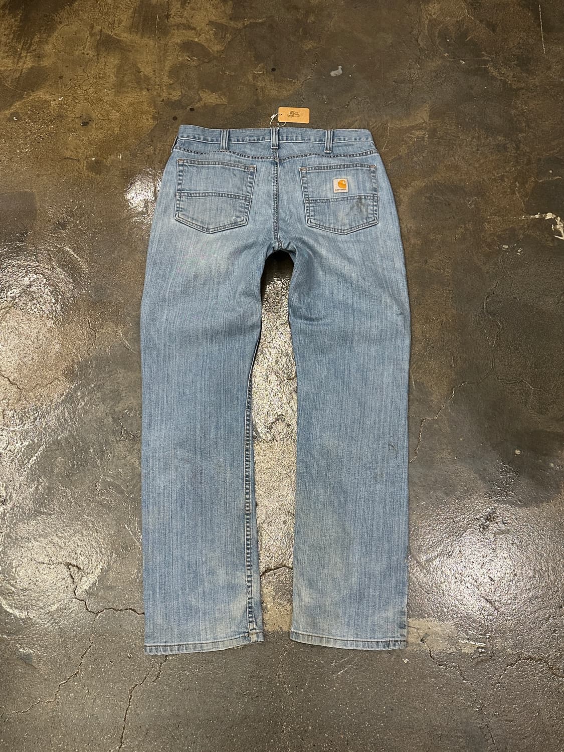 칼하트 러그드 플렉스 릴렉스드핏 데님팬츠 34x32 상품이미지2