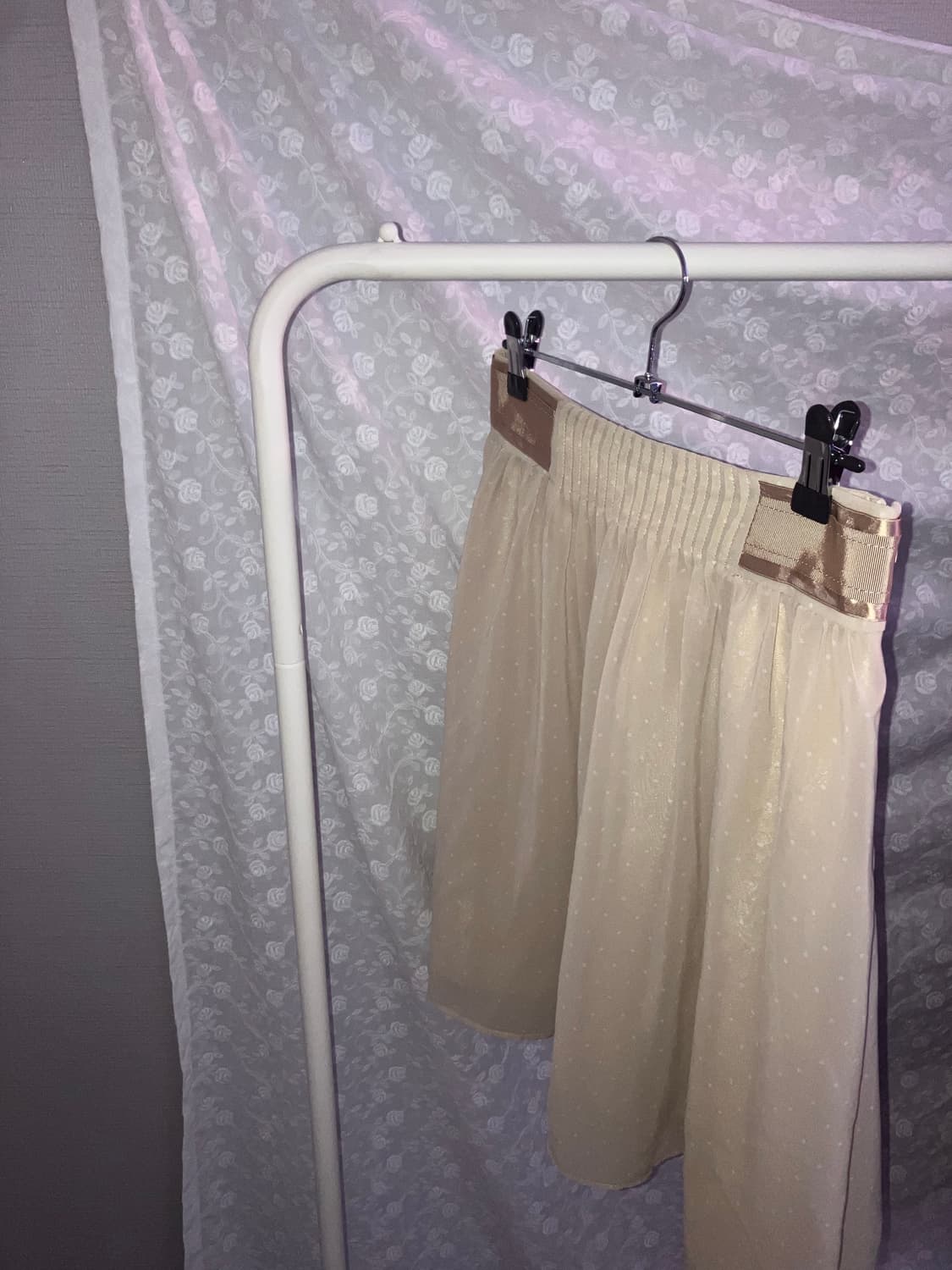 💌 Dot chiffon sha - skirt. 상품이미지1