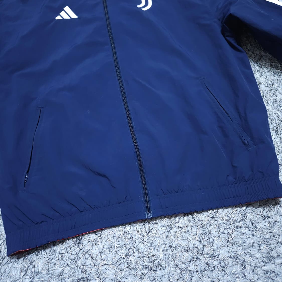 아디다스) XL 남자 유벤투스 리버시블 앤섬자켓 / 왕눈이샵 상품이미지6