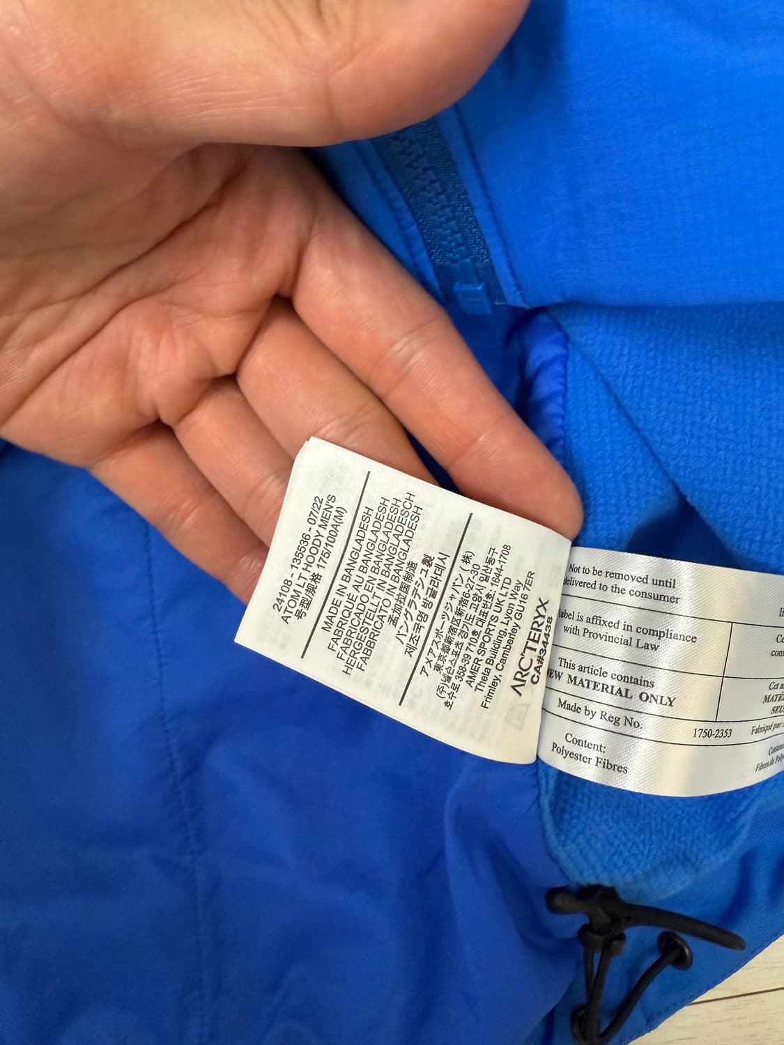 아크테릭스 아톰 lt M 사이즈   상품이미지5