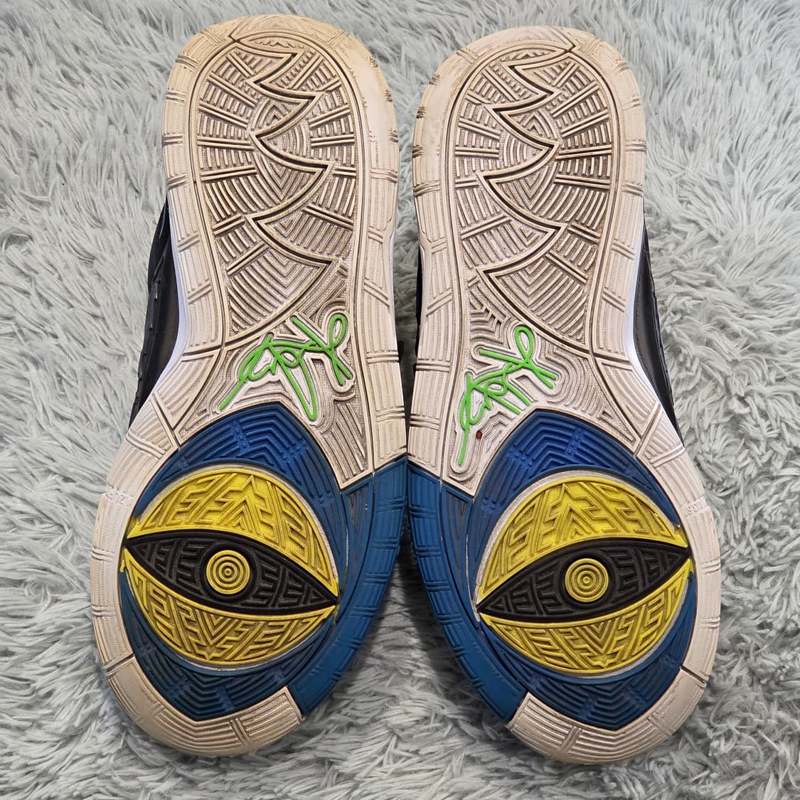 5a-11:나이키 카이리 6 블랙 블루 글로우(245) 상품이미지9