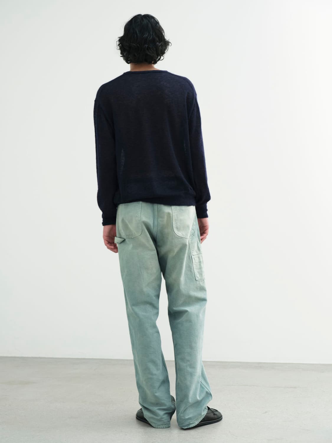 [3] 25SS AURALEE 오라리 오가닉 코튼 덕 팬츠 애쉬 그린 상품이미지5