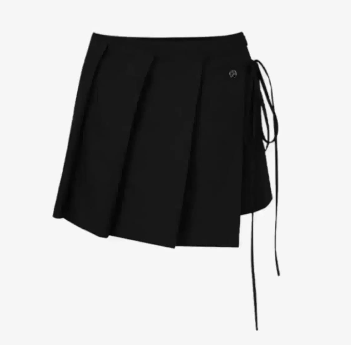 페인오어플레져 우먼 레이 미니 스커트 블랙 상품이미지1