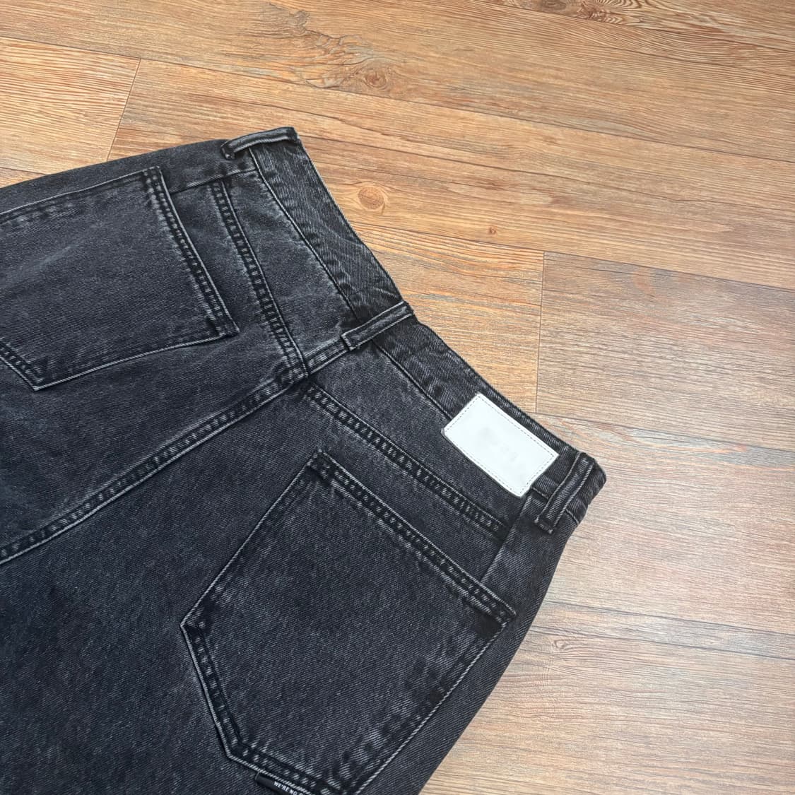 LAP 랩101 흑청 워싱 데님 28 청바지 TOM 스트레이트 상품이미지8