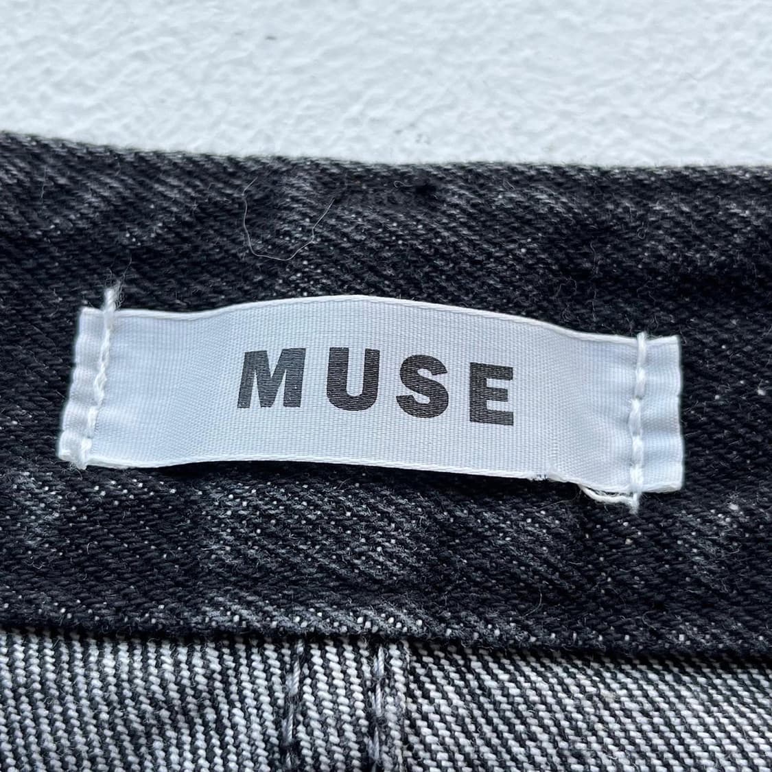 뮤즈 반다나 패치 워크 흑청 데님 팬츠 상품이미지7